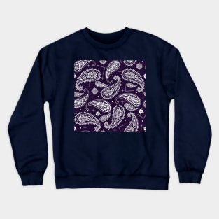 Paisley Seamless Pattern Crewneck Sweatshirt